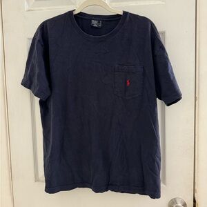 Navy Ralph Lauren pocket tee